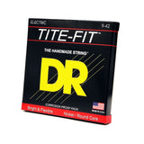3 Sets DR Strings LT-9 Tite-Fit Light 9-42 Electric Guitar Strings