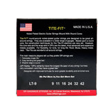 3 Sets DR Strings LT-9 Tite-Fit Light 9-42 Electric Guitar Strings