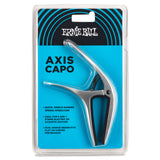 Ernie Ball Dual Radius Axis Capo For 6 or 7 String Guitars, Silver
