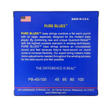 DR Strings PB-45/100 Pure Blues Medium Light 45-100 Bass Guitar Strings