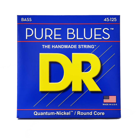 DR Strings PB-45 Pure Blues Medium 45-105 Bass Guitar Strings