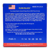 3 Sets DR Strings PHR-11 Pure Blues Heavy 11-50 Electric Guitar Strings