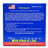 3 Sets DR Strings PHR-12 With Plain 24 (G) Pure Blues Extra Heavy 12-52 Electric Strings