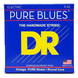 DR Strings PHR-9 Pure Blues Light 9-42 Electric Guitar Strings