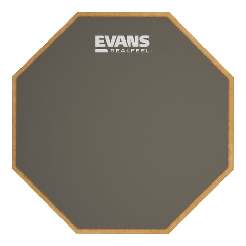 Evans RealFeel 12" Single Sided Drum Practice Pad - Gum Rubber