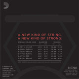 D'Addario NYXL Nickel Wound, Light Top, Heavy Bottom, 10-52