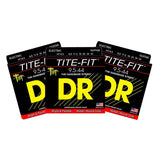 3 Sets DR Strings HT-9.5 Tite-Fit Half Tite 9.5-44 Electric Guitar Strings