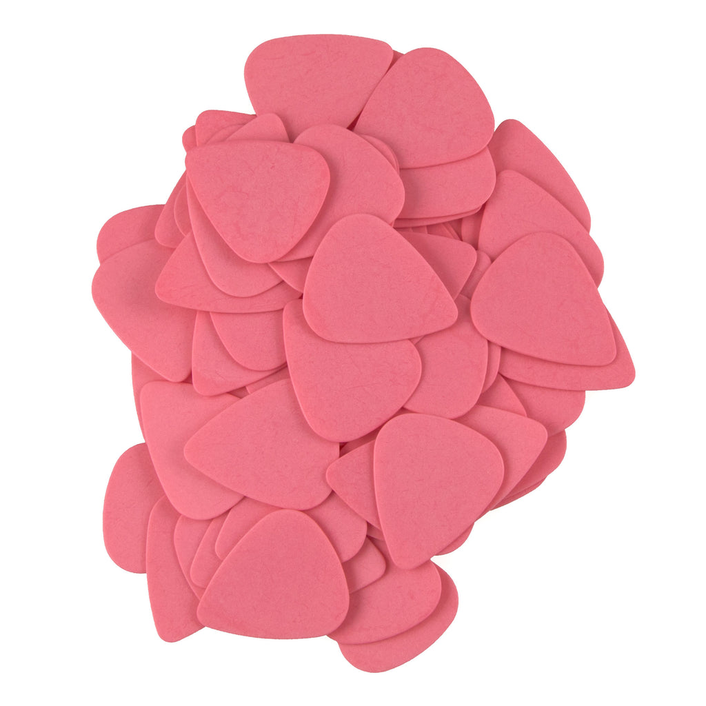 72 Tumbled Delrin Medium (0.73mm) "351" Tumbled Pink Guitar Picks