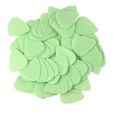 72 Tumbled Delrin Medium (0.88mm) "351" Green Guitar Picks