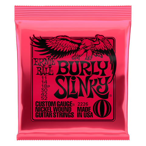 Ernie Ball 2226 Burley Slinky 11-52 Nickel Wound Electric Strings