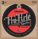 3 Pack D'Addario EJ45-3D Pro Arte Nylon Normal Tension Classical Strings