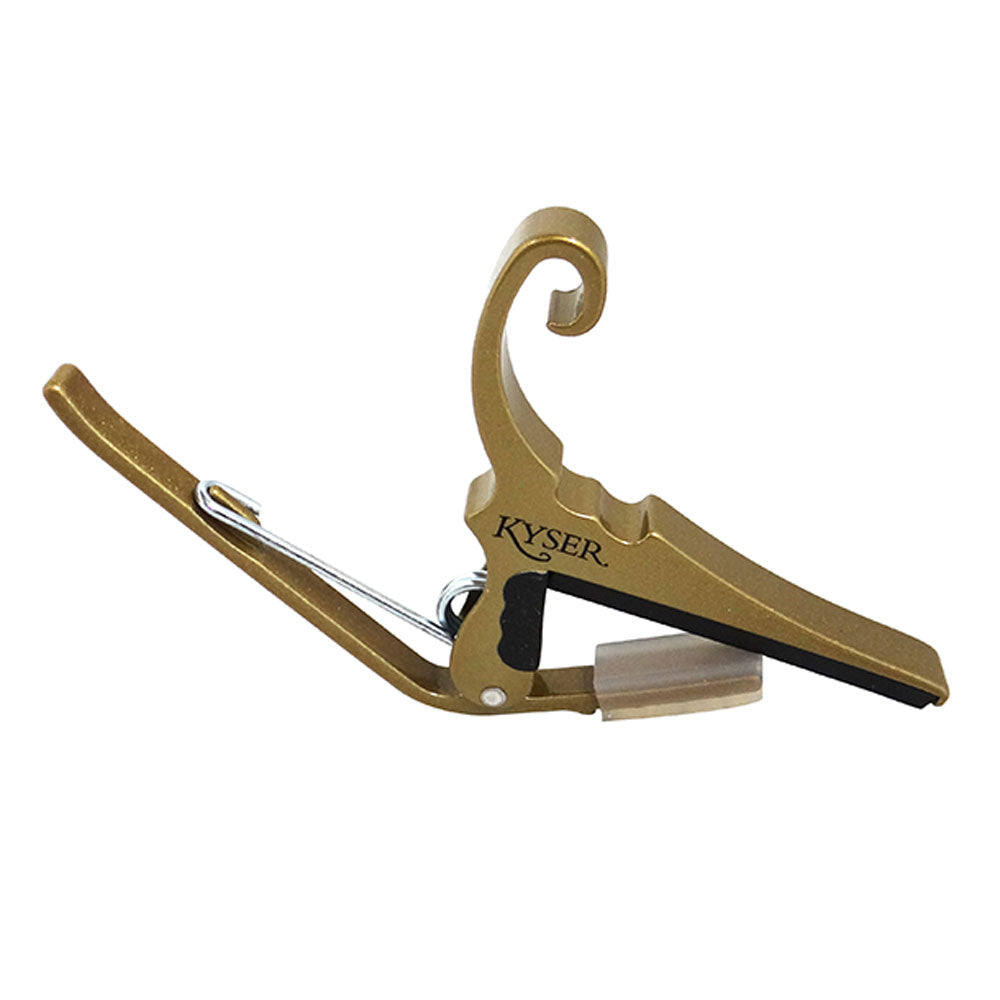 Kyser KGCG Gold Finish Classical Quick Change Guitar Capo