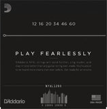 D'Addario NYXL1260 Nickel Wound Extra Heavy 12-60 Electric Strings