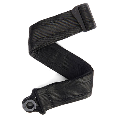 D’Addario Auto Lock Guitar Strap in Black (50BAL00)