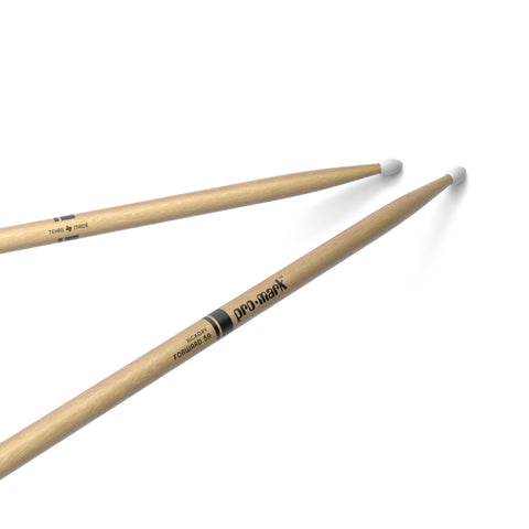 The ProMark Classic Forward 5A Hickory Drumstick, Oval Nylon Tip