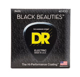 DR Strings BLACK BEAUTIES 40-100 Light Bass Guitar Strings (BKB-40)