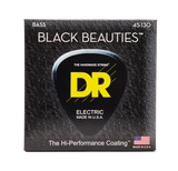 DR BKB5-130 Black Beauties 5-String Medium 45-130 Bass Guitar Strings