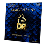 DR Dragon Skin+ Long Life Light 12-54 Coated 80/20 Acoustic Strings