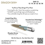 DR Dragon Skin+ Long Life Light 12-54 Coated Phosphor Bronze Acoustic Strings