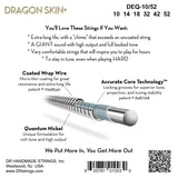 DR DRAGON SKIN+ - Coated Quantum Nickel Guitar Strings - Medium to Heavy 10-52