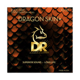 DR DRAGON SKIN+ - Coated Quantum Nickel Guitar Strings - Medium to Heavy 10-52