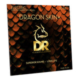 DR DRAGON SKIN+ - Coated Quantum Nickel Guitar Strings - Medium to Heavy 10-52