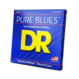 DR Strings PB-45/100 Pure Blues Medium Light 45-100 Bass Guitar Strings