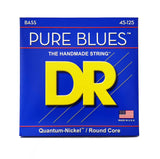 DR Strings PB5-45 Pure Blues 5-String Medium 45-125 Bass Guitar Strings