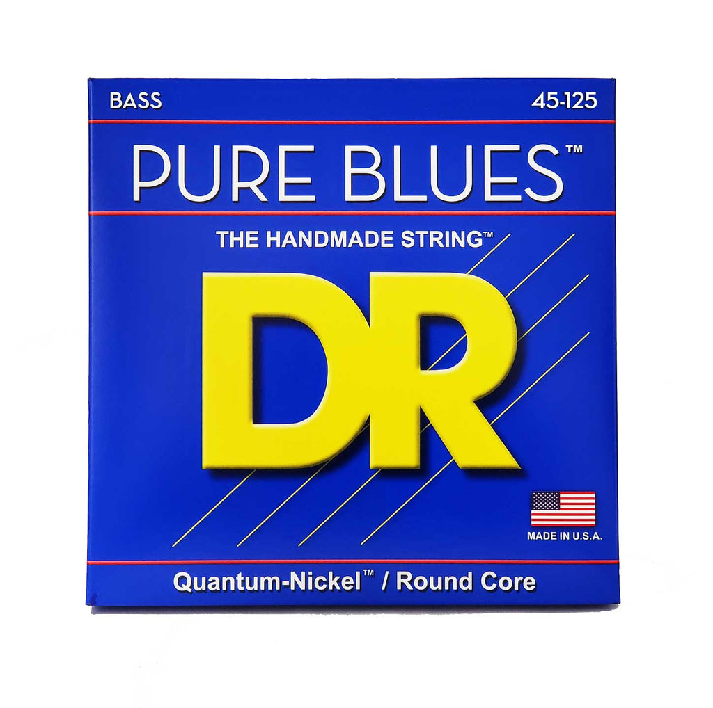 DR Strings PB5-45 Pure Blues 5-String Medium 45-125 Bass Guitar Strings