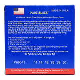 3 Sets DR Strings PHR-12 Pure Blues Extra Heavy 12-52 Electric Guitar Strings