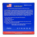 3 Sets DR Strings PHR-9 Pure Blues Light 9-42 Electric Guitar Strings