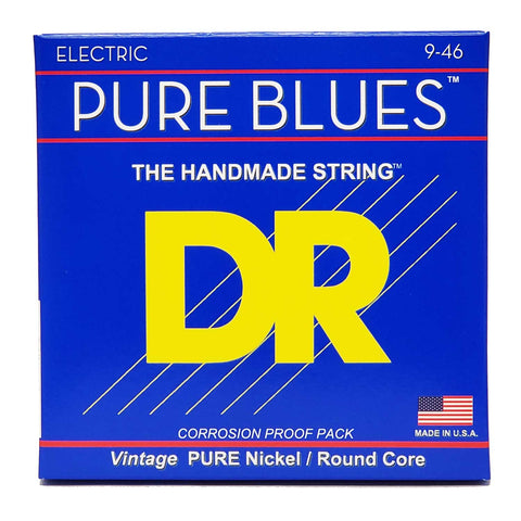 DR Strings PHR-9/46 Pure Blues Light Medium 9-46 Electric Guitar Strings