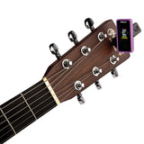 D'Addario Eclipse Headstock Tuner Purple - For Acoustic &amp; Electric Guitar