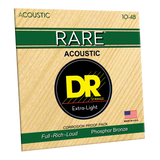 DR Strings RARE RPL Light 10-48 Phosphor Bronze Acoustic Guitar Strings