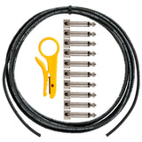 Valor Audio Twist-Tight Solderless Right Angle Plug Pedalboard Kit