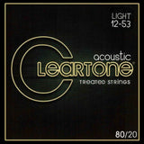 Cleartone 7612 Light 12-53 80/20 Bronze Acoustic Strings