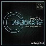 Cleartone 9410 Electric Guitar Strings, Nickel Plated, Light Gauge, 10-46