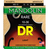 DR Strings MD-10 Rare Mandolin Light Phosphor Bronze Strings