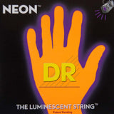 DR Strings NOB-45 Hi Def Neon Orange Medium 45-105 Bass Guitar Strings
