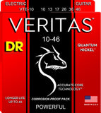 3 Sets DR Strings VTE-10 Veritas Quantum Nickel Medium 10-46 Electric Strings