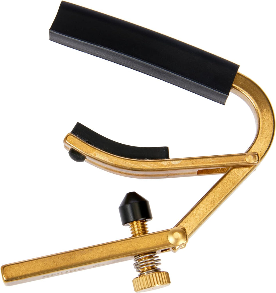 Shubb C1B Brass Capo for Most Steel String Electric And Acoustic Guitars