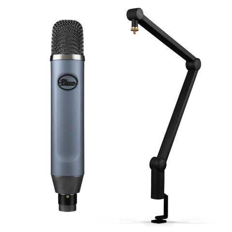 Blue Microphones Ember XLR Studio Microphone & Compass Boom Arm Bundle