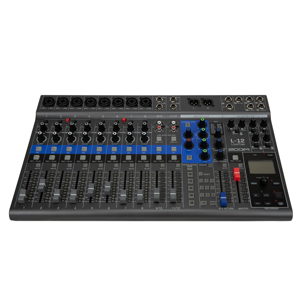 Zoom LiveTrak L-12 12-Channel Digital Mixer & Multitrack Recorder - Excellent Condition