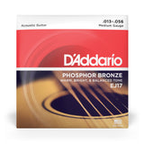 D'Addario EJ17 Phosphor Bronze, Medium, 13-56, Acoustic Guitar Strings
