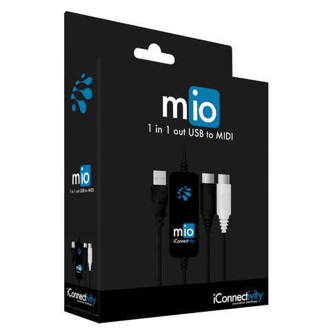 iConnectivity Mio 1-In-1-Out USB to MIDI for Mac and PC