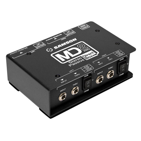 Samson Audio MD2 Pro Stereo Passive Direct Box
