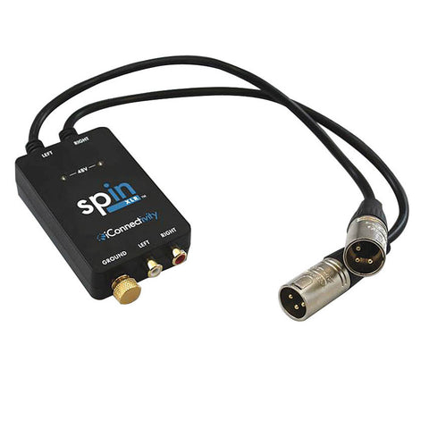 iConnectivity iConnect spinXLR Turntable Pre-amp Phantom-Powered Interface