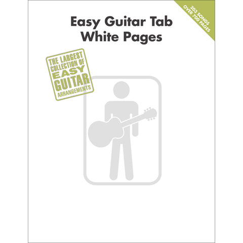 Easy Guitar Tab White Pages - Over 200 Songs! (HL00702280)