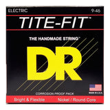 DR Strings LH-9 Tite-Fit Light & Heavy 9-46 Electric Guitar Strings