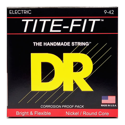 DR Strings LT-9 Tite-Fit Light 9-42 Electric Guitar Strings